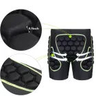 MotoShield Motoros férfi protektornadrág fekete-zöld M AMO-10054
