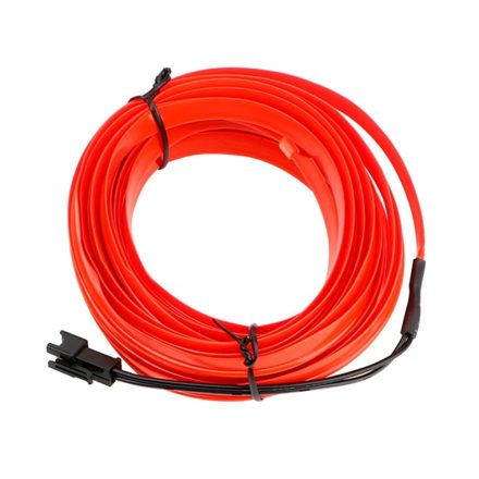 4,5 méteres piros ledszalag autóba vagy motorra szivargyújtó LGI-039