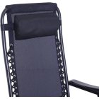 Outsunny összecsukható kerti hintaszék fekete szín AMO-10022