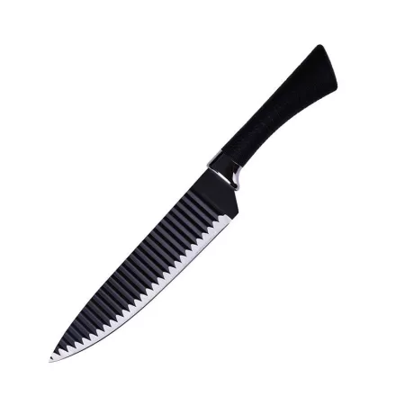 6 darabos konyhai késkészlet - fekete RTZ-9001