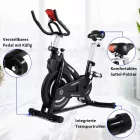 OneTwoFit beltéri edzőkerékpár,Cardio kerékpár LCD kijelzővel, többfunkciós kijelzővel FB0054