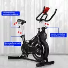 OneTwoFit beltéri edzőkerékpár,Cardio kerékpár LCD kijelzővel, többfunkciós kijelzővel FB0054