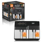RAF 9 literes okos digitális air fryer - 2 kosárral + ajándék receptkönyv RTZ-9004