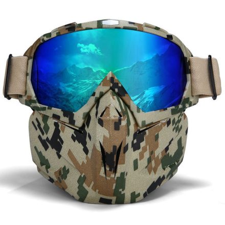 X-Treme Pro Síszemüveg/Snowboard maszk military