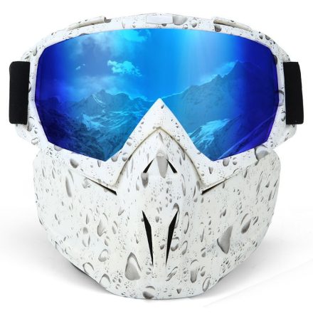 X-Treme Pro Síszemüveg/Snowboard maszk fehér
