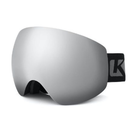 Kutook X-Treme Síszemüveg/Snowboard szemüveg - Dupla rétegű ezüst színű UV lencse