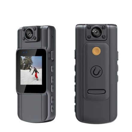 Mini Test kamera HD IPS képernyővel, 180°-ban forgatható lencsével és hátsó klipszel ER-1012
