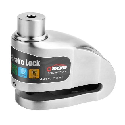 Oasser motorkerékpár, bicikli tárcsafék zár, 120 dB- es riasztás tárcsazár KM-17