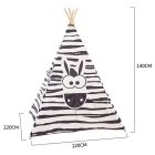 Zebra mintás gyerek sátor FB0066