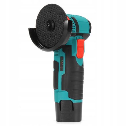PowerGrind Akkumlátoros sarokcsiszoló 12 V-os 75 mm 2db akkumlátorral GPK-14