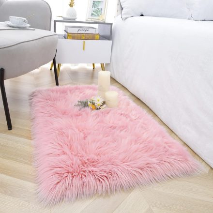 Fluffy rózsaszín szőnyeg 75cm *120 cm SH-05