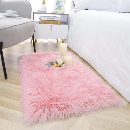 Fluffy rózsaszín szőnyeg 60cm *90 cm SH-02