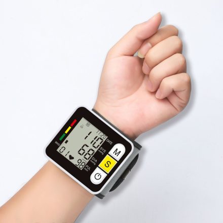 Gyors és pontos csuklós vérnyomásmérő készülék LCD kijelzővel SH-106