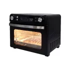 Abossk Air (25L) 1700W Digitális kijelzős légkeveréses sütő + receptkönyv - fekete SH-08