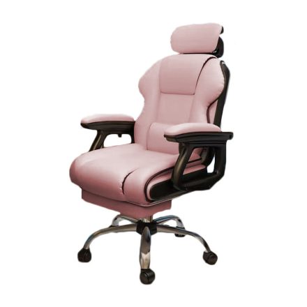 GamerElegance lábtartós szék pink KNT88-10