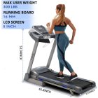 UMAY futópad állítható dőléssel, összecsukható, 12 programmal KM-31