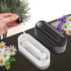 Aromaterápiás diffúzor, légtisztító funkcióval, realisztikus láng hatással LGI-044