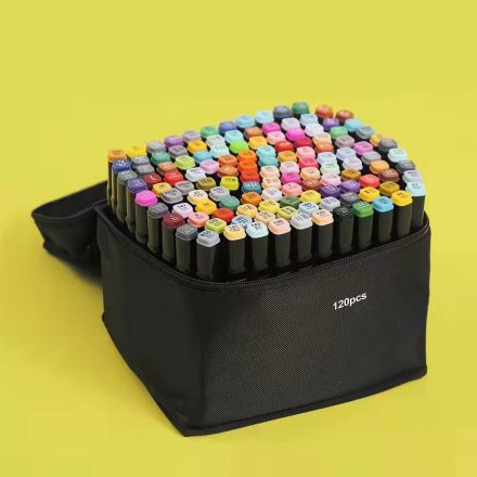 Kétoldalas színes filctollak - 120 db CL1306-11