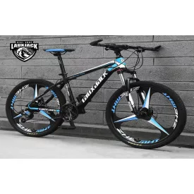 LauxJack Kék-Fekete 3 csillagküllős mountenbike SH-119