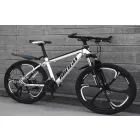 Mingu Fekete-Fehér 6 csillagküllős mountenbike SH-120