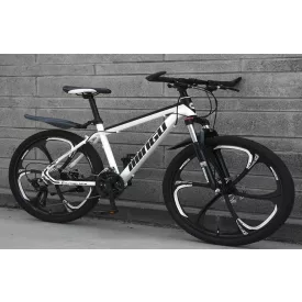 Mingu Fekete-Fehér 6 csillagküllős mountenbike SH-120