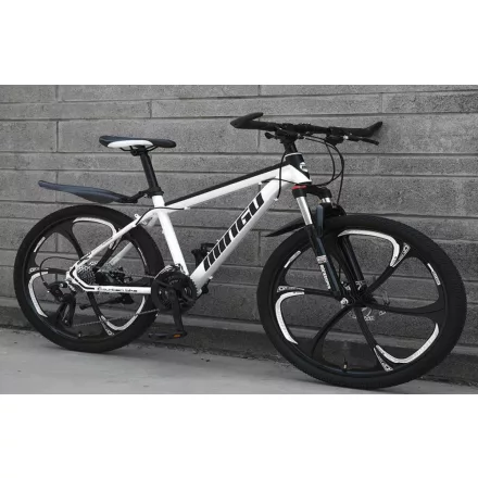 Mingu Fekete-Fehér 6 csillagküllős mountenbike SH-120