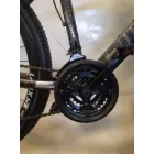 LauxJack Fekete-Szürke mountenbike hagyományos küllős kerékkel SH-118