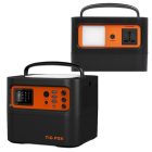 500W/540Wh Hordozható erőmű kempingezéshez, áramkimaradáshoz, 220V ki és bemenet! EU villás csatlakozó SH-104