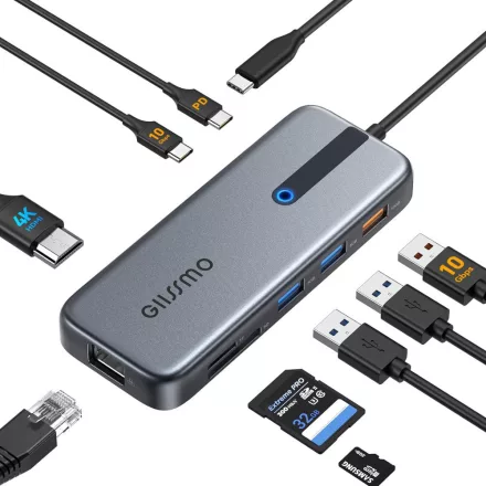 GIISSMO USB C HUB - HC-3902 AZ-102