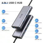 HYD-9895T - usb c hub 9 - hdmi AZ-104