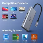 HYD-9895T - usb c hub 9 - hdmi AZ-104