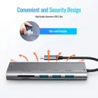 USB C Hub átalakító 7 in 1 Type C Hub - G2 AZ-108