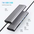 USB C Hub átalakító 7 in 1 Type C Hub - G2 AZ-108