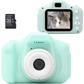   Türkiz digitális kamera gyerekeknek - 13MP, 4x optikai zoom RTZ-605