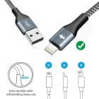 Amoner Lightning kábel 1,8 méter RTZ-603