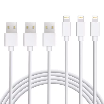  Amoner Lightning kábel 3db-s Szett 3 méter RTZ-602