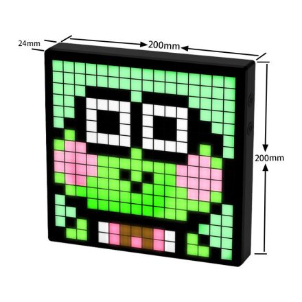 Gamer asztali digitális LED kijelző aplikációs vezérléssel - 16x16 pixel KNT88-07