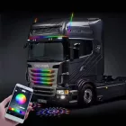 RGB LED szalag kamionra - applikáció, 220 cm KNT88-14