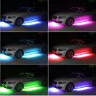 Bluetootos autós LED szalag - 120x90 cm, applikáció+távirányító KNT88-05