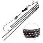 Bluetootos autós LED szalag - 120x90 cm, applikáció+távirányító KNT88-05