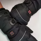 Fűthető kesztyű 2 powerbankkal - vízálló, érintőképernyőhöz, motorozáshoz, kerékpározáshoz - XL MCA-10239