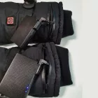 Fűthető kesztyű 2 powerbankkal - vízálló, érintőképernyőhöz, motorozáshoz, kerékpározáshoz - XL MCA-10239