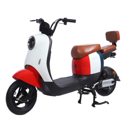 EcoVibe C6 elektromos motorkerékpár pirosfehér 500W  55-65km BCO-10