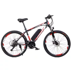   Frike Carbon Ebike fekete-piros 250W 31-61km -es hatótáv BCO-04