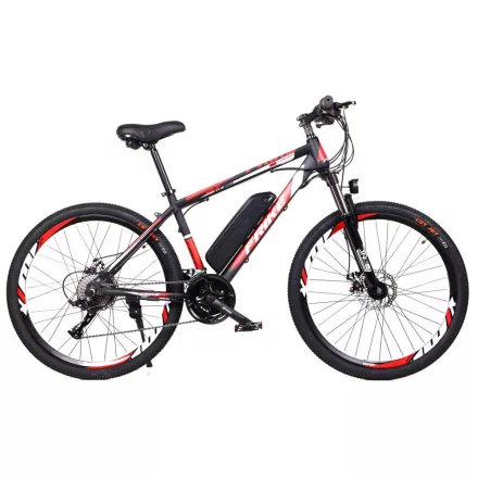 Frike Carbon Ebike fekete-piros 250W 31-61km -es hatótáv BCO-04