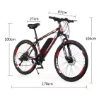 Frike Carbon Ebike fekete-piros 250W 31-61km -es hatótáv BCO-04