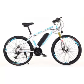   Frike Hybrid Ebike fehér-világos kék 250W 31-61km -es hatótáv BCO-03