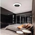 Mennyezeti ventilátoros lámpa távirányítóval Applikációs 36-75W szabályozható HHN-05