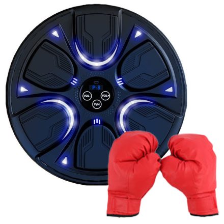 Falra szerelhető zenélő boxgép+kesztyű - Bluetooth, USB töltés, beépített hangszóró MZS-90