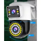Harken Wifi-s duplalencsés biztonsági kamera NNYK-11